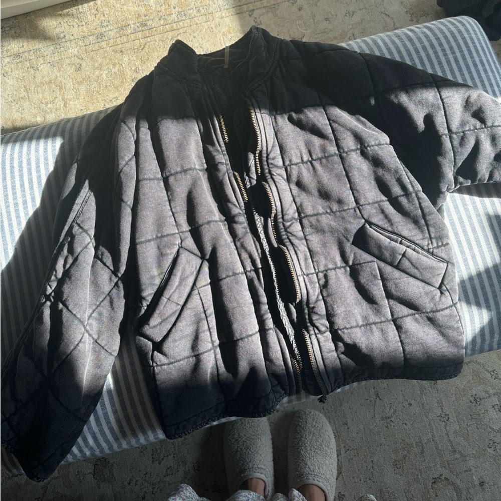 Dolman Quilted Knit Jacket